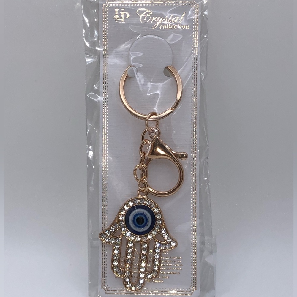 Evil Eye Hand Keychain 🪬